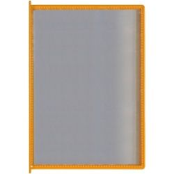 Перекидная система настенная 10 рамок (Оранжевый) - фото, изображение, картинка