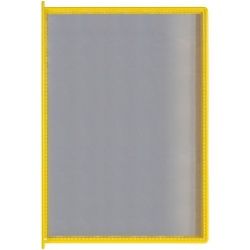 Перекидная система настенная 10 рамок (Желтый) - фото, изображение, картинка