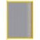 Перекидная система настенная 10 рамок (Желтый) - фото, изображение, картинка